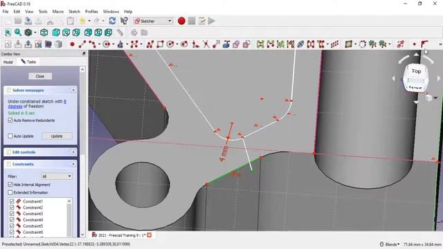 FreeCAD Training - Bracket Design 9 смотреть онлайн