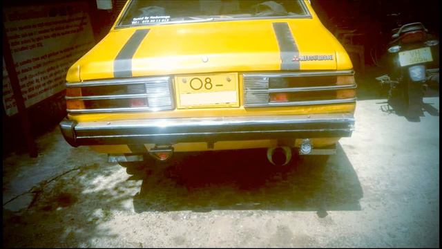 #Mitsubishi lancer flat light # # classic car# смотреть онлайн