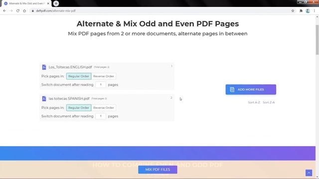 How to Alternate and Mix PDF Pages смотреть онлайн