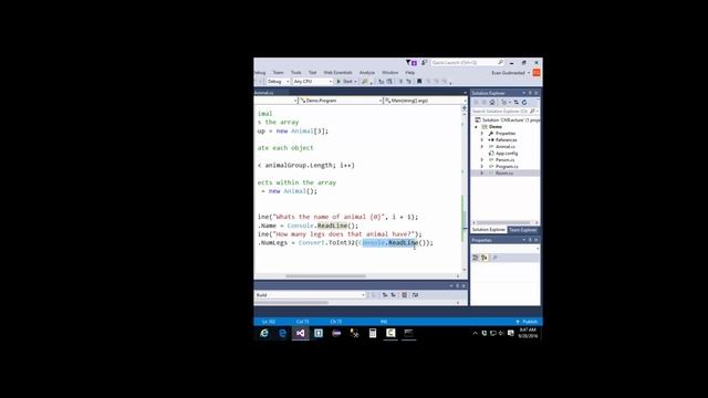 C# Classes and Objects - Object Initializers, Arrays of Objects, Overloading Operators, and more смотреть онлайн