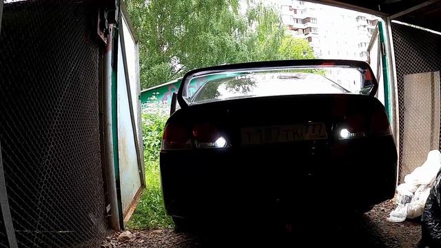 Оторвался выхлоп. Звук Honda без глушителя. Варим сами в гаражных условиях смотреть онлайн