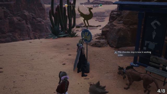 Final Fantasy 7 Rebirth All Cosmo Canyon Chocobo Stops Location