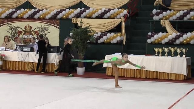 Спивак Ирина (обруч) 2003-Кат.А 07.03.15 "Империя юных талантов" Художественная гимнастика смотреть онлайн