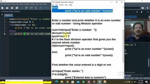 [Hindi] #6B Modulus Operator | Floor Division Python | In Keyword In Python | Hindi Learn Python смотреть онлайн