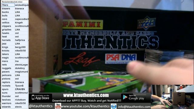KTAuthentics - 17 hobby box basketball box with prizm and revolution - pyt #1 смотреть онлайн