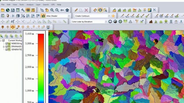 How to export data from global mapper to AutoCAD смотреть онлайн