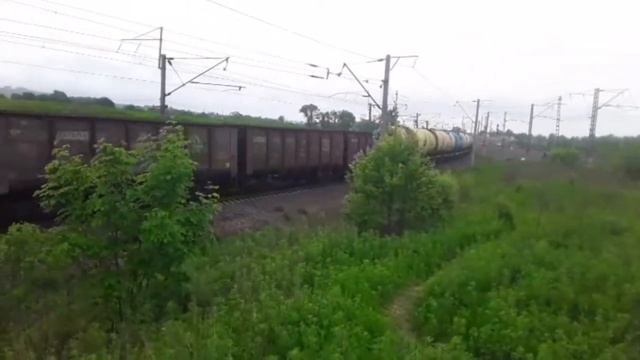 Вслед за экспрессом. Электровоз 3ЭС5К-658 