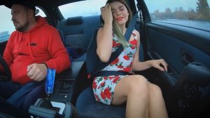 Дрифт Такси SLS | Валим боком с девушкой в короткой платье,