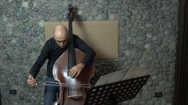 Юрий Левитин - соната для контрабаса соло,сочинение 58. Менаметов Дилявер - контрабас. смотреть онлайн
