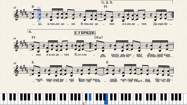 [LET'S QT]Благословение - B, Ноты(JPG, PDF) смотреть онлайн