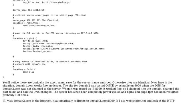 DevOps & SysAdmins: Nginx redirecting domain to port 8000 with a 301 смотреть онлайн