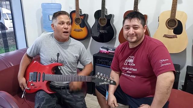 Nova aquisição guitarra Washburn смотреть онлайн