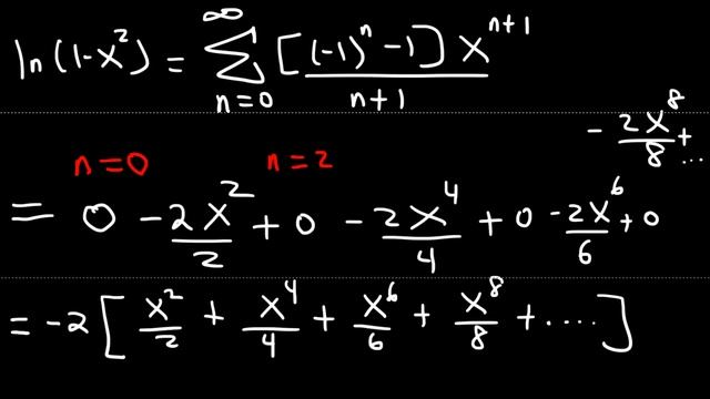 Power Series Representation With Natural Logarithms - Calculus 2 смотреть онлайн