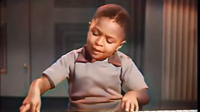 Frank "Sugar Chile" Robinson - Caldonia live [Colourised] 1946 смотреть онлайн