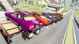 Эпические прыжки на скоростном автомобиле– BeamNG Drive