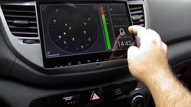 2016 Hyundai Tucson 10.1 android radio смотреть онлайн