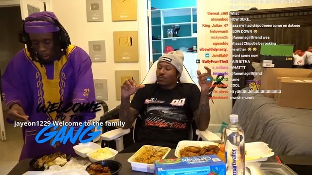 Duke Dennis Tries African Food For The First Time! Ft Kai Cenat & Agent 00 смотреть онлайн