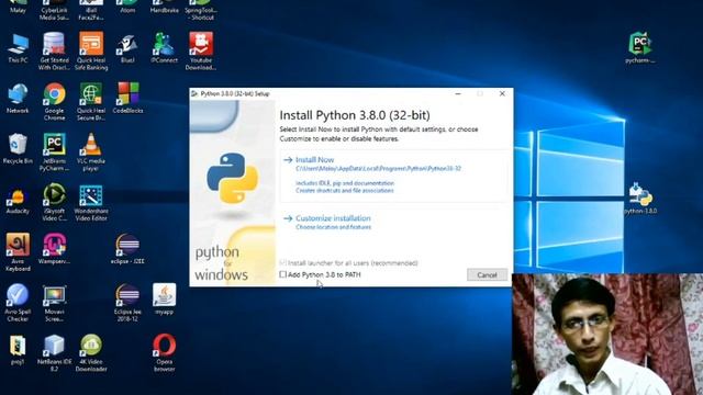 Python Tutorial Download And Install Python Latest Version 3 8 0 On Windows 10 смотреть онлайн