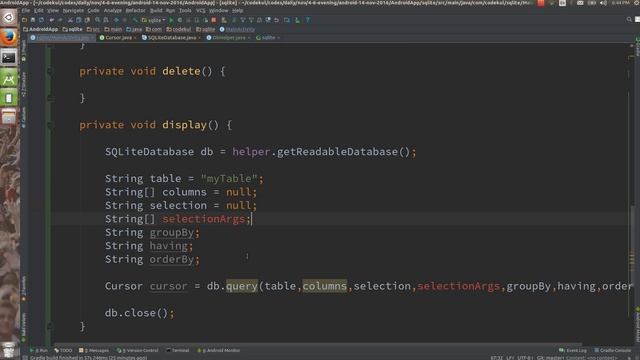 Android Tutorial 2019 - SQLite Read Operation in Android Part - 4 смотреть онлайн