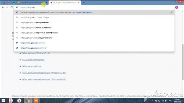 NCA Layer программасын жүктеу. Как установить программу NCA Layer