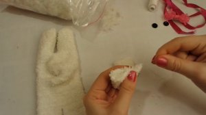 Шьём зайчика из носка за 5 минут! We sew a bunny from a sock in 5 minutes!