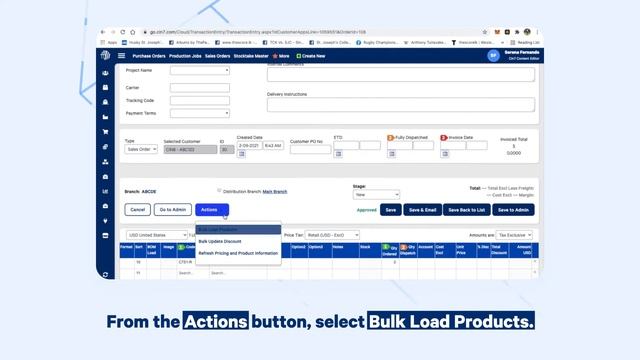 Sales Order Actions смотреть онлайн