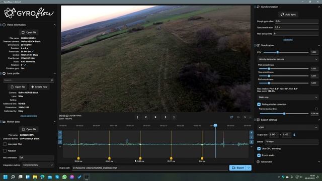 Gyroflow 1.0.0 - In Depth Guide How To Stabilize GoPro Footage