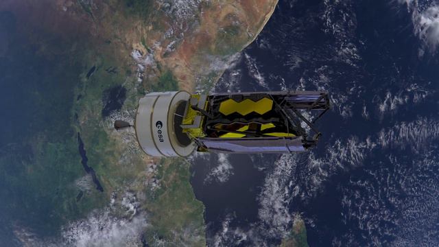 ESA Animation of Webb Telescope’s Launch and Deployment смотреть онлайн
