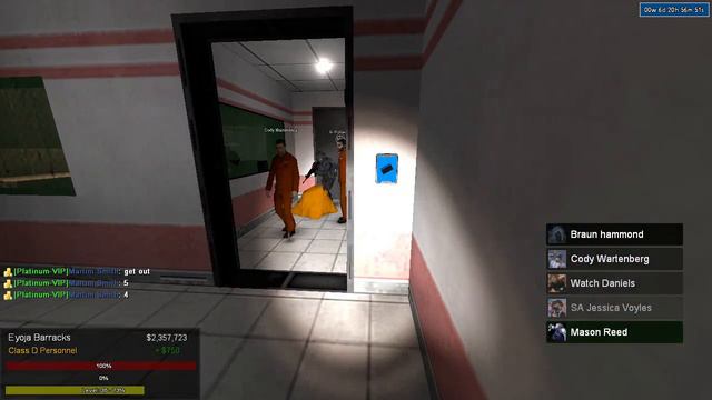 GMod SCP RP - Chaos in D Block Airlock смотреть онлайн