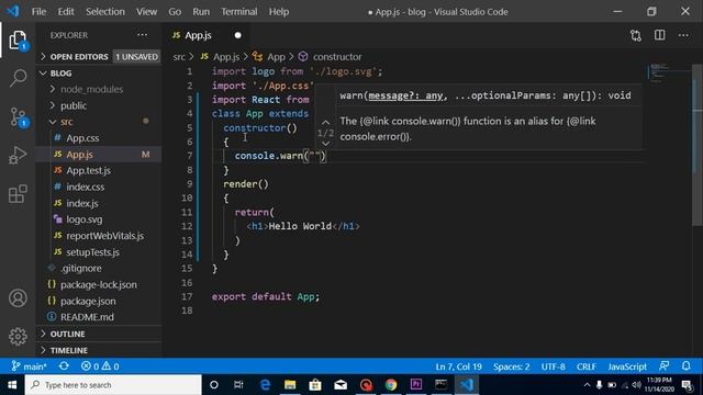React tutorial in Hindi #22 Constructor | First life cycle method смотреть онлайн