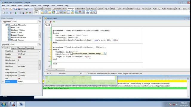 QR Code Image Generator and Reader using Free Pascal (Lazarus IDE) смотреть онлайн
