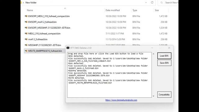BTT EWS Deleter - Easily Disable EWS IMMO Or CAS From ECU File