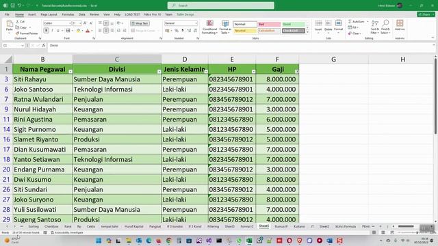 Cara Filter Data di Excel dengan Fitur Basic dan Advanced | Cara Membuat Filter di Excel смотреть онлайн