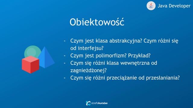 JAVA developer - jak zostać | Popularne pytania z obiektowości | ▶strefakursow.pl◀ смотреть онлайн