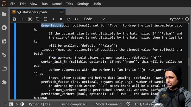 6. Dataloader in PyTorch смотреть онлайн