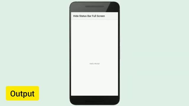 How to hide status bar full screen in Android studio or AIDE app || Codser Codroid смотреть онлайн