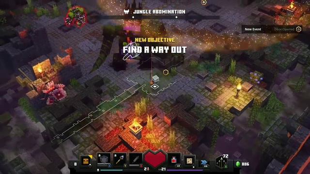 Minecraft Dungeons all boss events смотреть онлайн