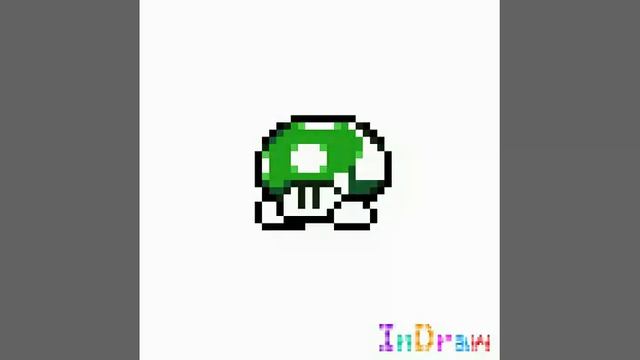 Нарисовал грибочек из игры Марио смотреть онлайн