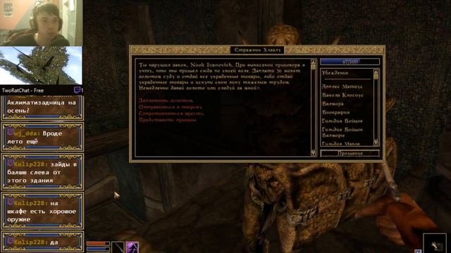 The Elder Scrolls: Morrowind. Стрим нуба. 23.2. Котофил и Мефала смотреть онлайн