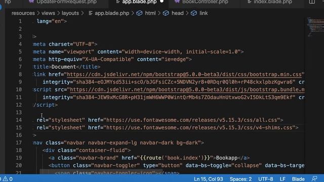Laravel 8 : Basic app for beginners: 13 include font icons смотреть онлайн