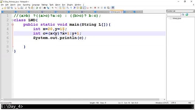 1.4 - JAVA - Operators part 4 - Ternary operator смотреть онлайн