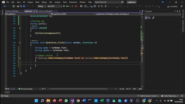 C# Login MySql смотреть онлайн