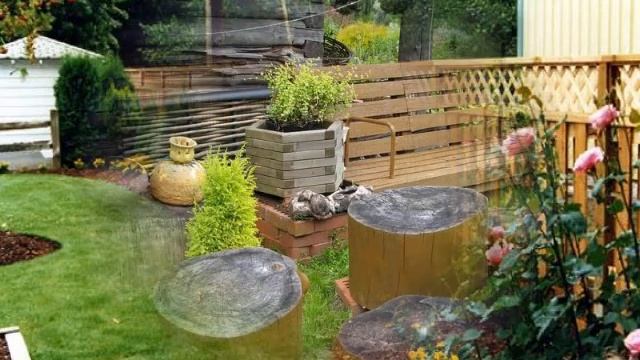 САДОВЫЙ ДЕКОР ИЗ ДЕРЕВА / garden made of wood? смотреть онлайн