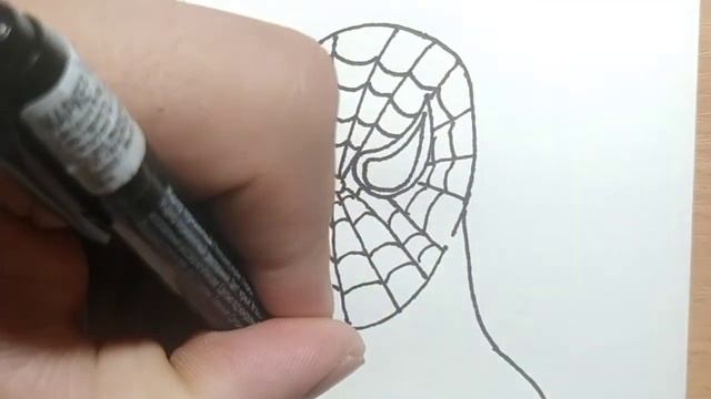 Как нарисовать человека паука смотреть онлайн