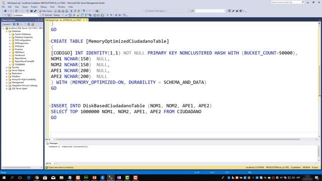 Tablas en Memoria en el SQL Server смотреть онлайн