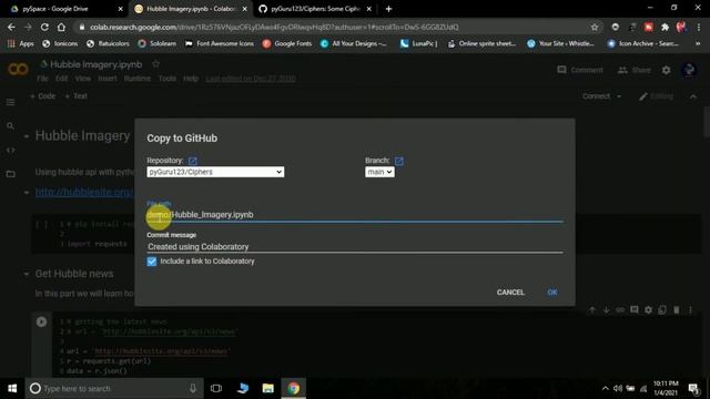 Save Colab notebook to github repo | python | #pyguru смотреть онлайн