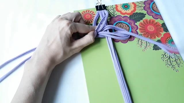 Плетеная ручка для сумки из трикотажной пряжи смотреть онлайн