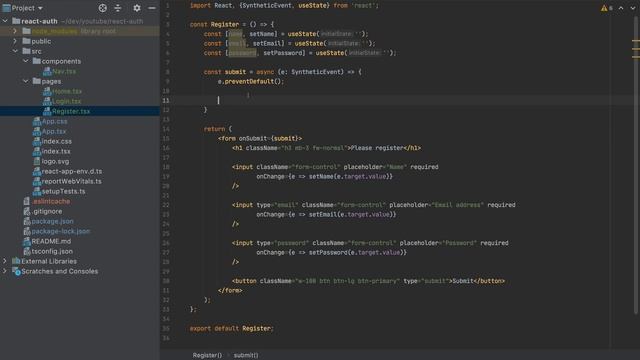 React JWT Authentication смотреть онлайн