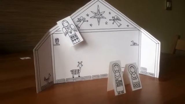 Рождество - бумажный кукольный театр смотреть онлайн