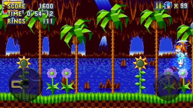 Sonic mania plus Green Hill zone act 1 and 2 + the boss fight. смотреть онлайн